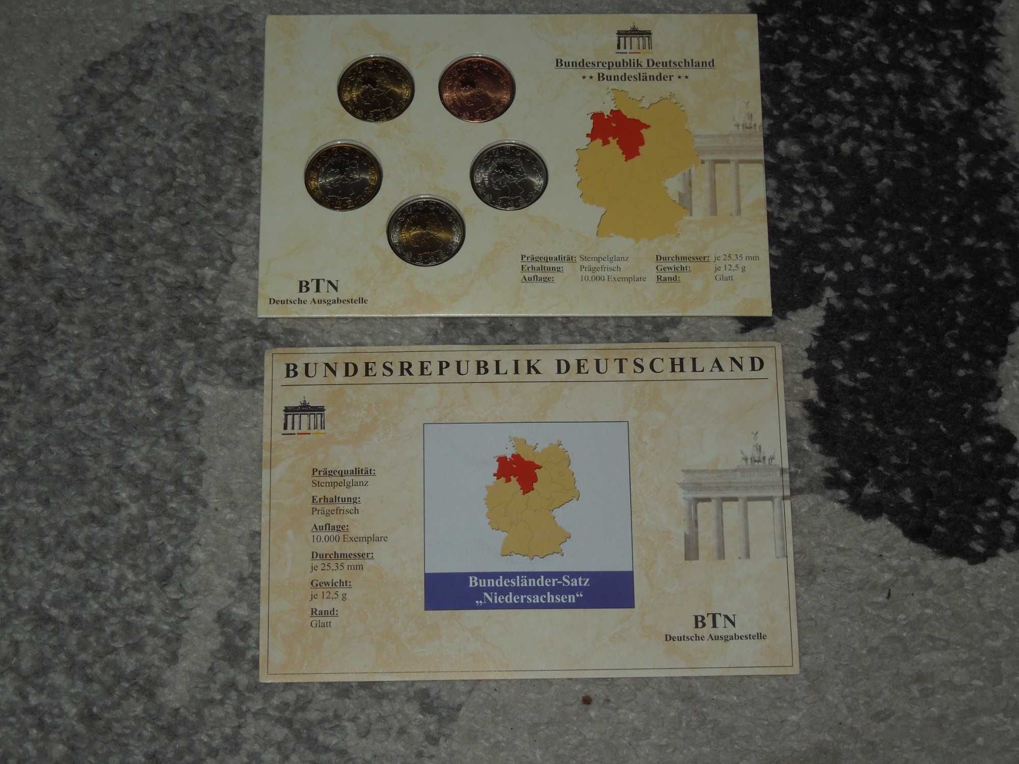 monede , set de stat federal , R F Germania