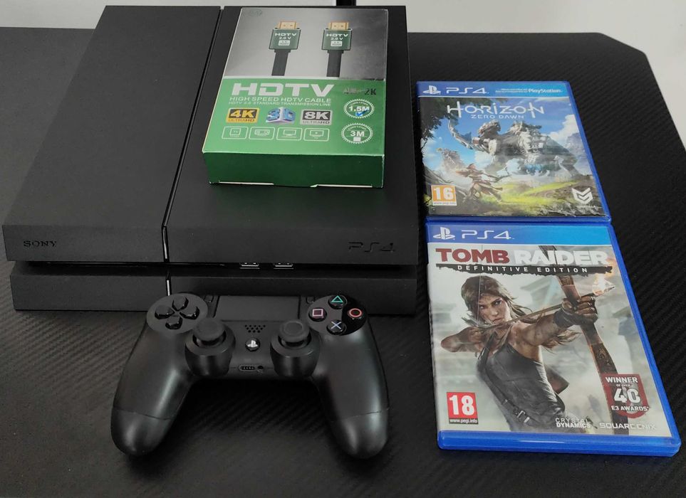 PlayStation 4 Hdd 1TB ,27 jocuri,maneta ,cabluri