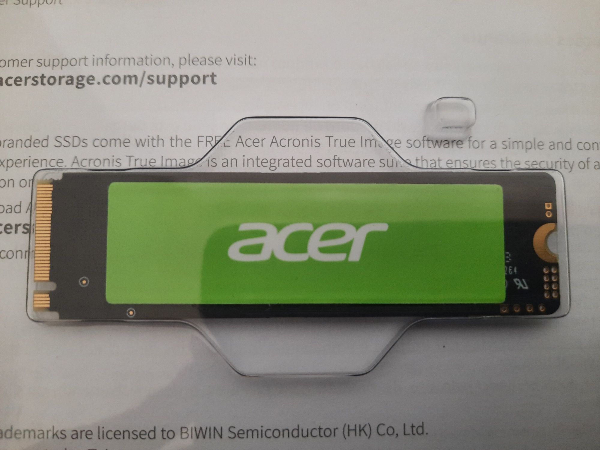 Продается память на Ноутбуки SSD Acer FA 100.