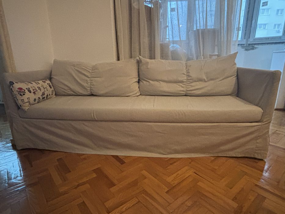 Canapea 3 locuri – huse detașabile– 213 cm lungime