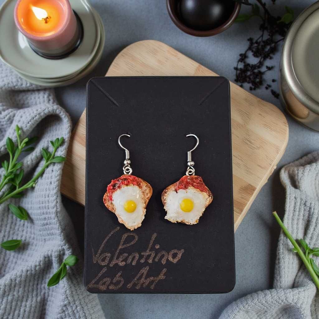 Cercei handmade din lut polimeric – iepurași, paste, margarete