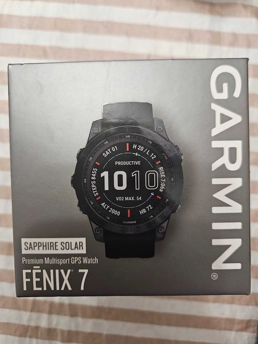 Часовник Garmin Fenix 7 sapphire solar