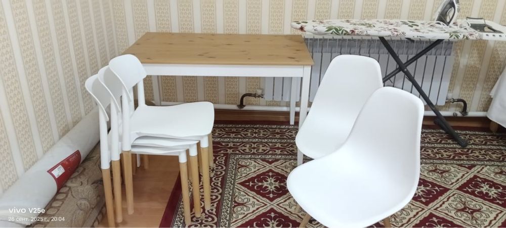 шағын стол стульясымен сатылады