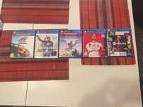 Игри за PS4 5 броя, обща цена 100 лв.