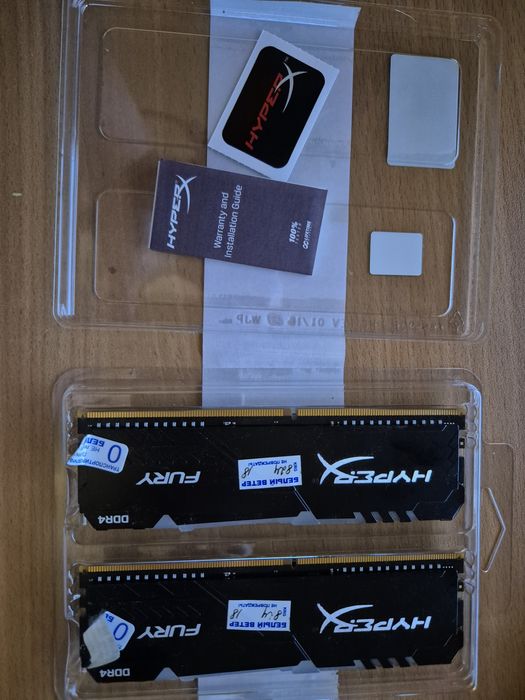 Продам озу ddr4 Kingston 16gb(2×8)