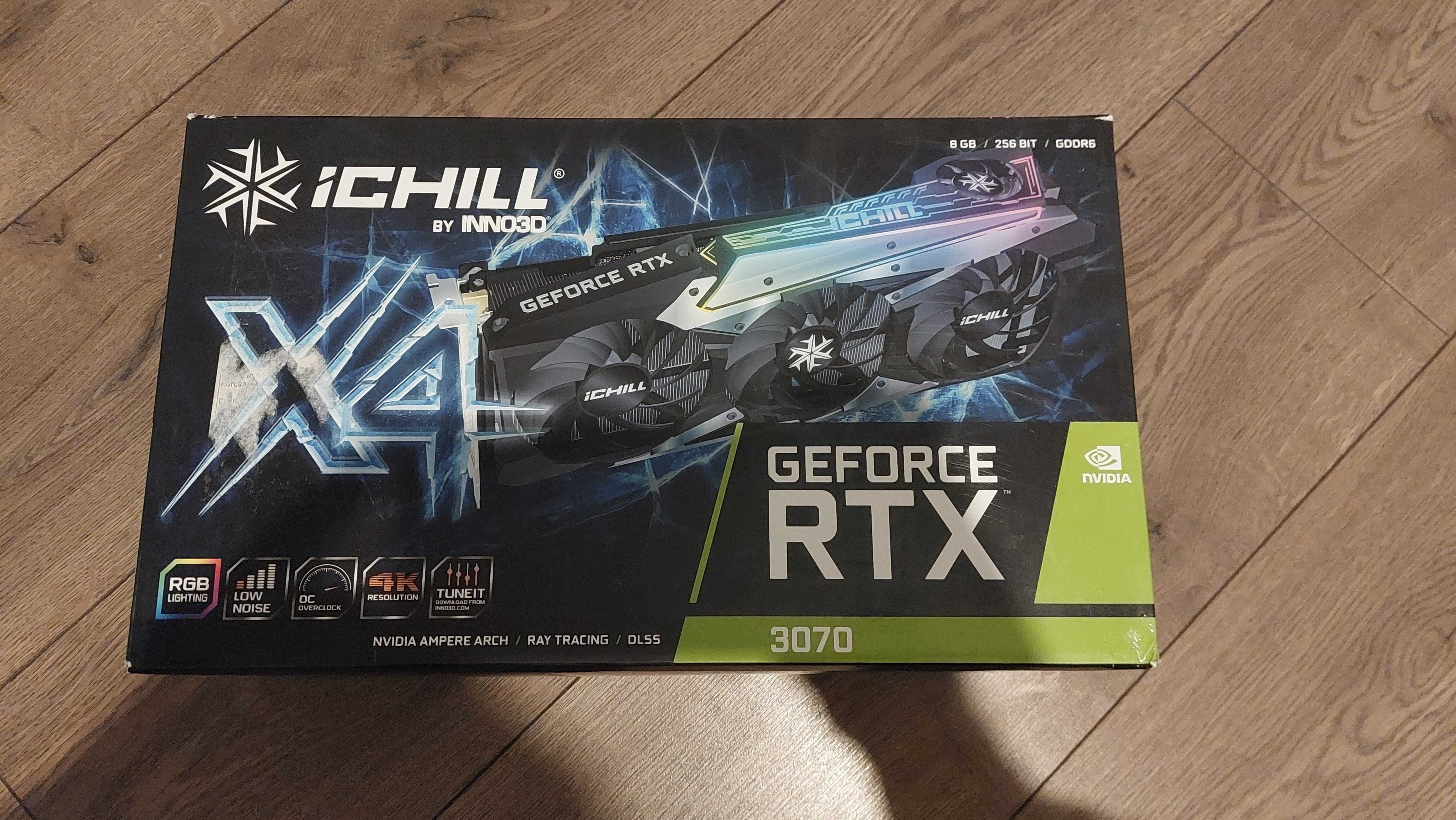 Placa video GeForce RTX 3070 ICHILL X4, 8GB GDDR6, 256-bit