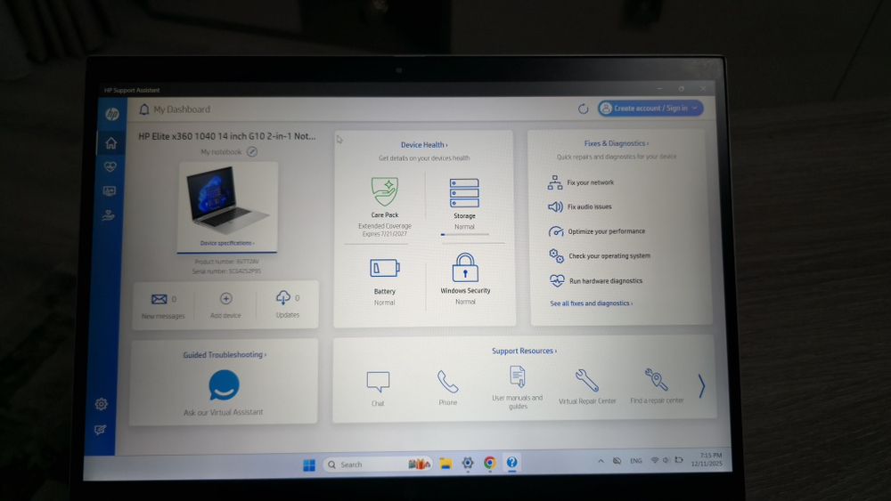 laptop 2in1 Elite X360 1040 g10, i7 gen13, 32Gb ddr5, ssd 1TB