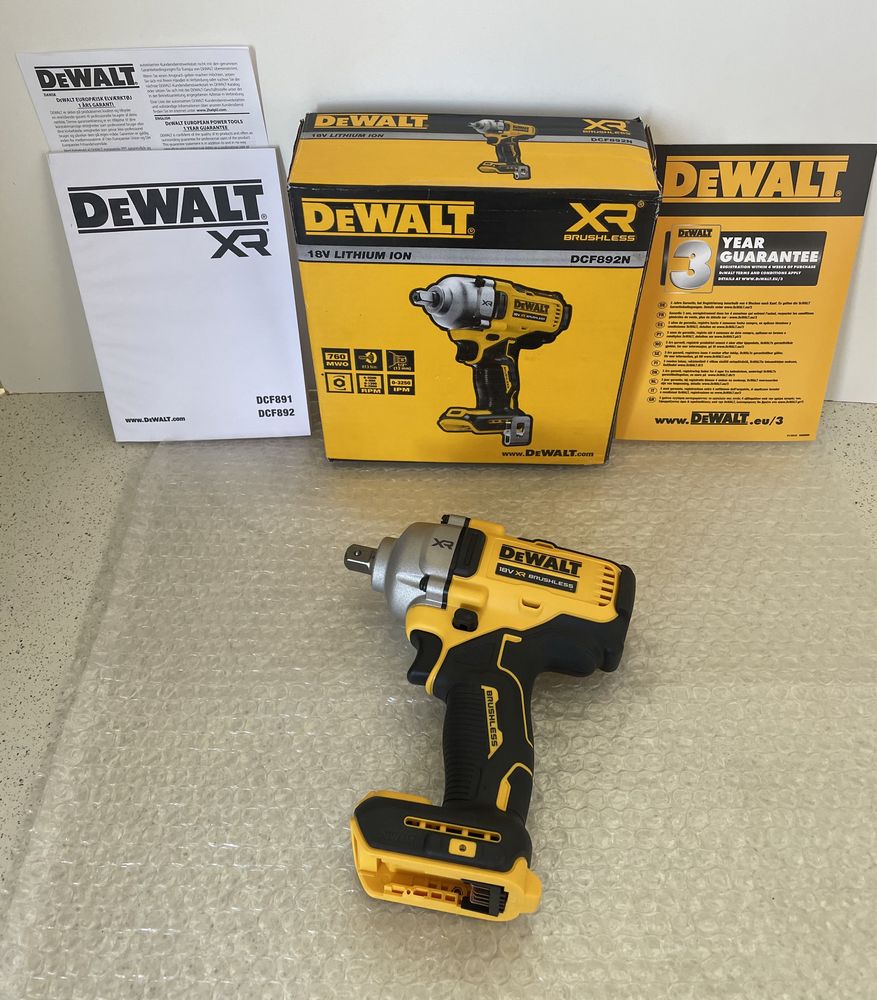 DeWALT DCF 892N XR. Impact cu Patrat, Original Nou-nout !