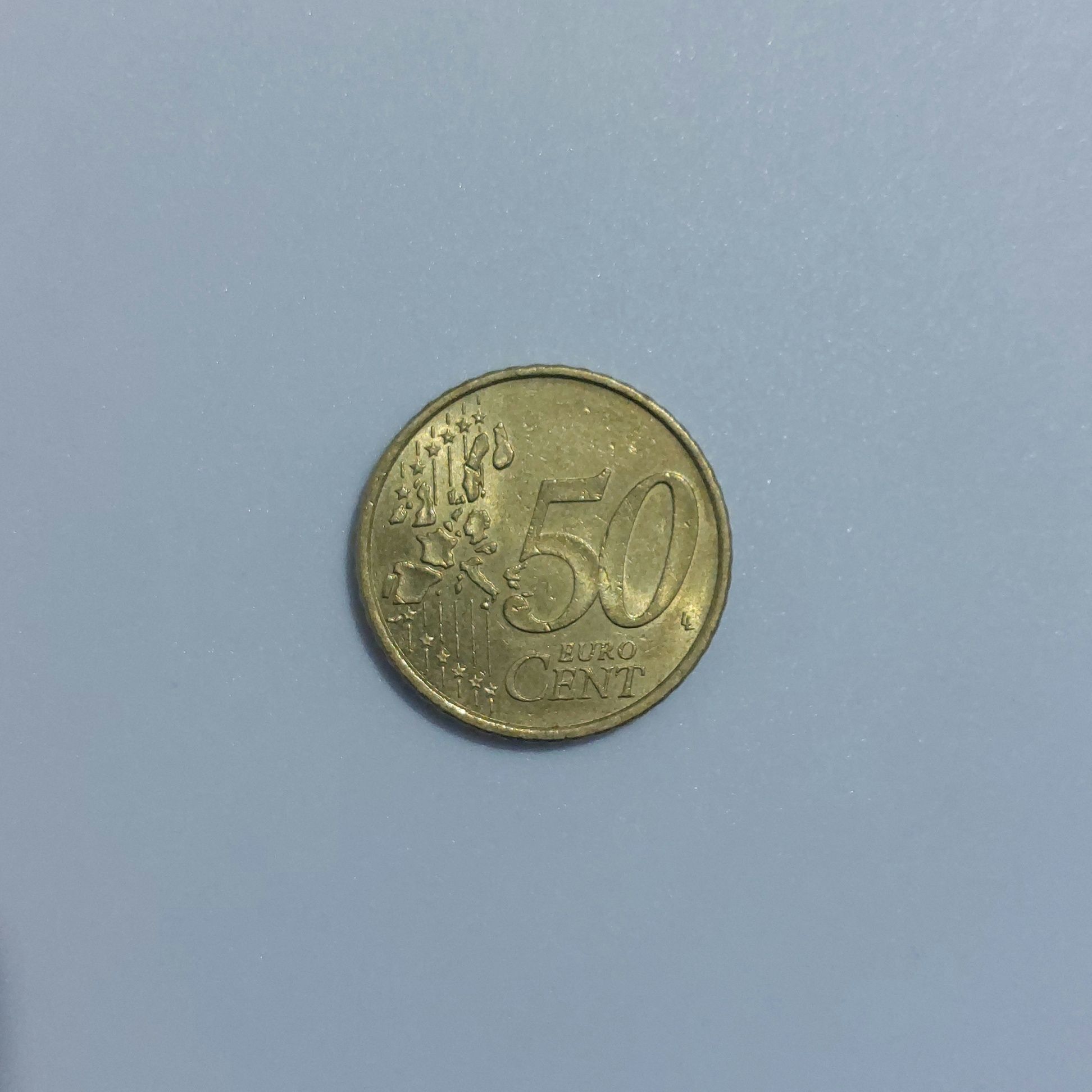 Moneda 50 euro cent , an 2002