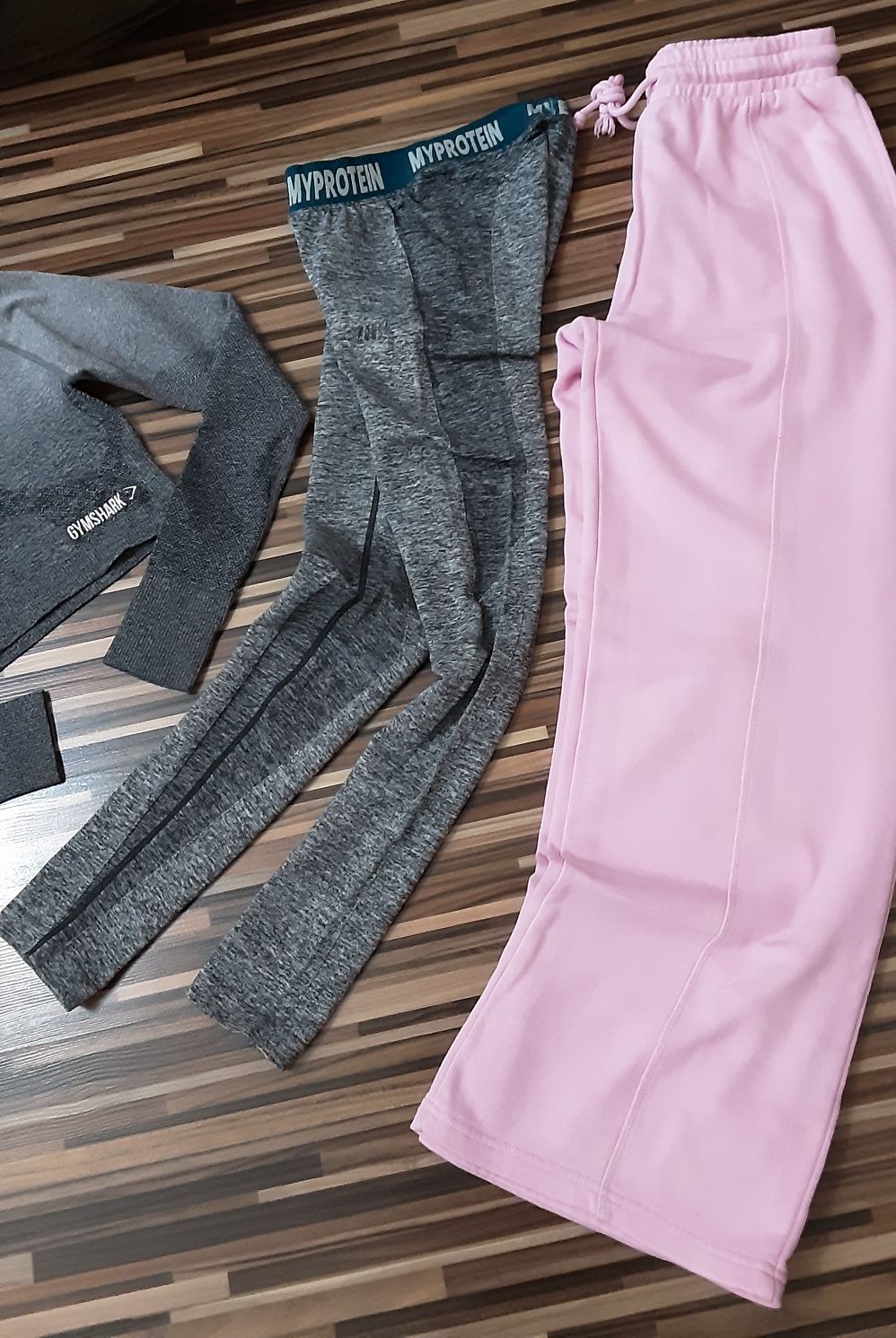 (XS) MYPROTEIN GYMSHARK Lacoste сет клин с блуза(39лв) панталон FBsist