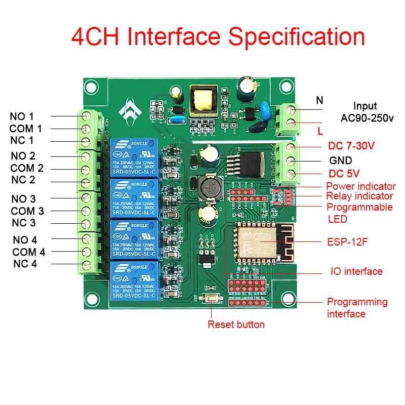 Yunnie,placa pt arduino 8 canale (relee inchidere) WIFI, NOU