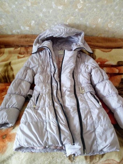 Куртка-пальто зимняя на девочку