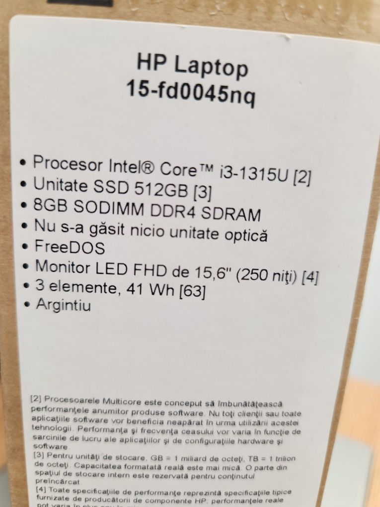 Hope Amanet P11-Laptop HP 15/i3-1315U/8gb Ram/SSD 512gb/Fullbox