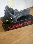 Alpinestars Faster-3 Drystar mărimea 41, negru-gri-galben fluo