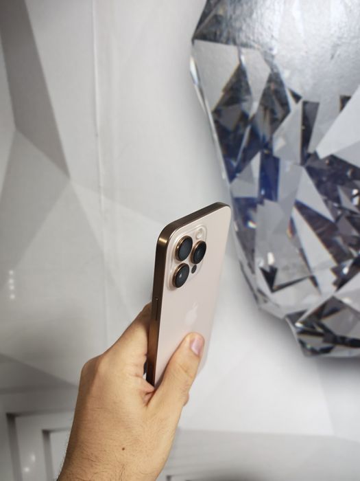 iPhone 16 Pro Max Gold 100%Bat Garanție impecabil totul original