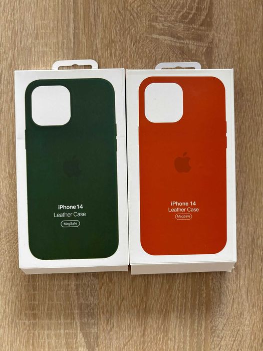 Husa de Piele cu MagSafe pentru iPhone 14