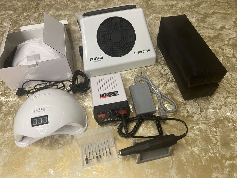 Полный профессиональный набор для мастера маникюра