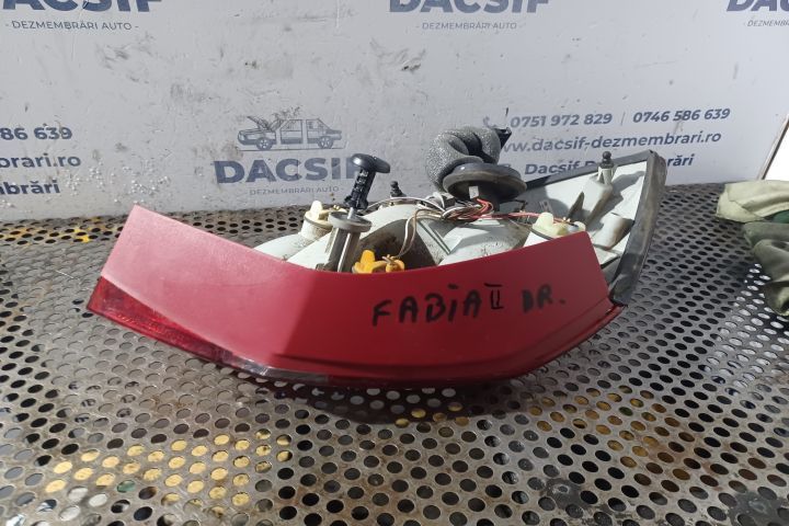 Lampa stop dreapta pe aripa Skoda Fabia 5J  [din 2007 pana  2010] seria Hatchback 1.2 MT (70 hp)