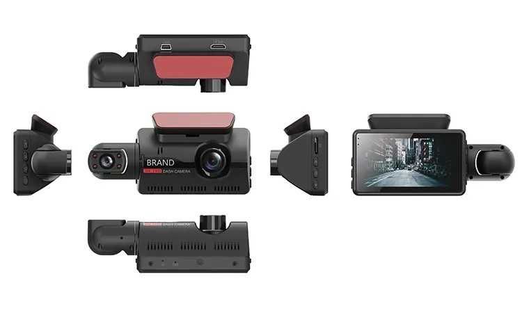 Camera Auto DVR - Inregistrare Full HD 1080p, 2 lentile int.+ext.