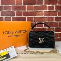 Дамска чанта Lous Vuitton Go 14 MM, 100% естествена кожа
