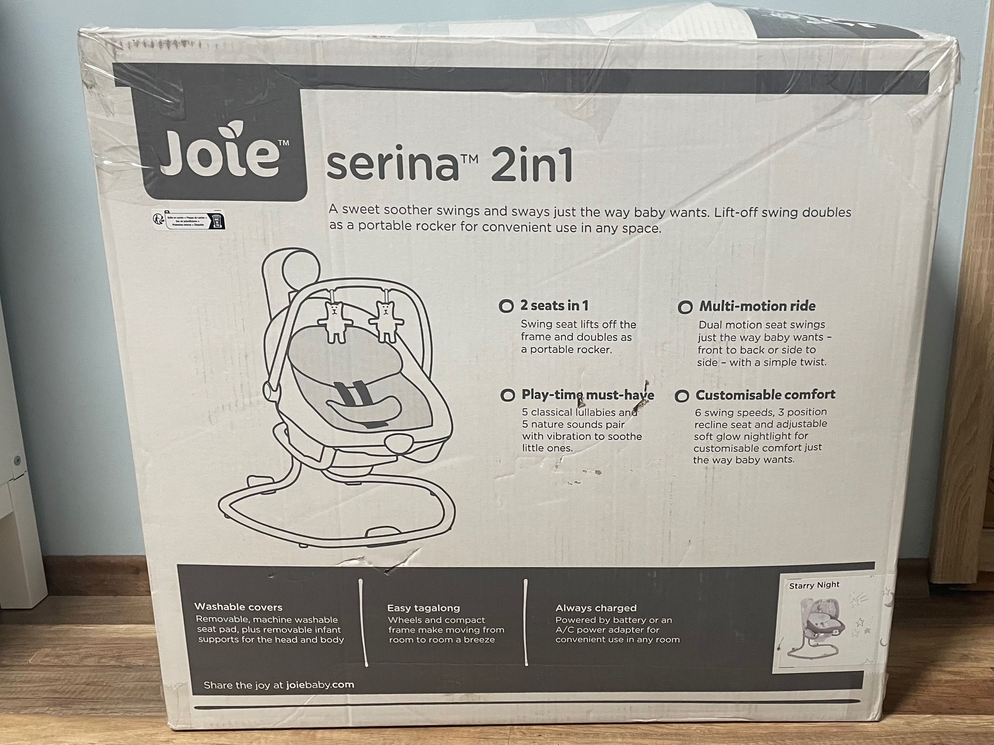 Бебешка люлка 2 в 1 Joie serina