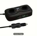 Invertor auto 12v la AC 220v 4USB 2TypeC