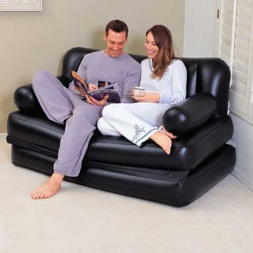 Двуместен надуваем разтегателен Матрак диван 5 in 1 BESTWAY 188X152X64