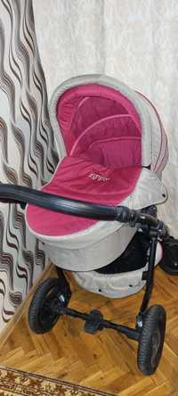 Zippy - Sport бебешка количка 2в1 лен/розово