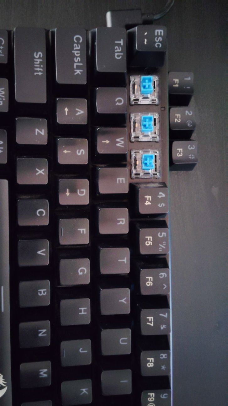 60% Геймърска Клавиатура Redragon JAX K613-KB Blue Switchs