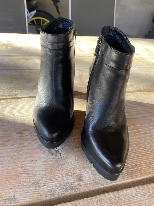 Ghete piele Tom Tailor dama. Ghete  piele dama