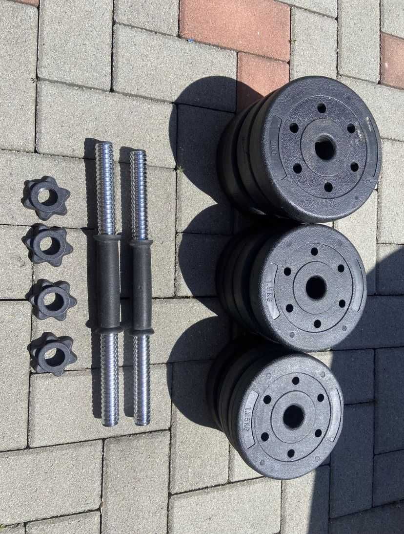 set gantere 20 kg