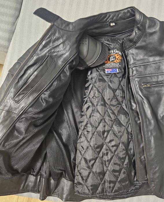 Geaca Moto Piele, Bikers Gear Australia XS(34)