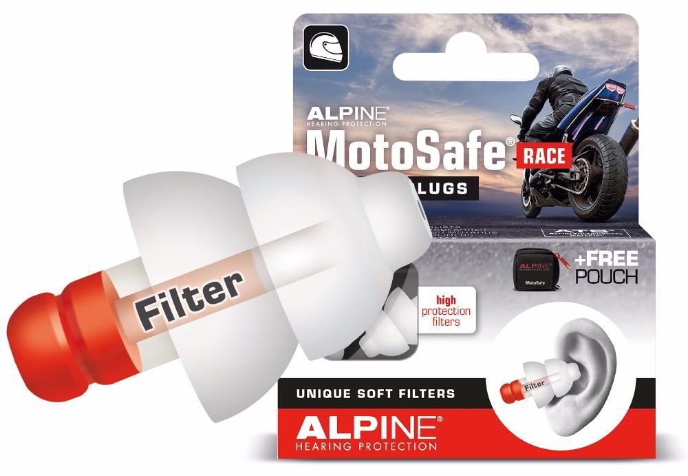 Тапи за уши с филтри Alpine MotoSafe® Race