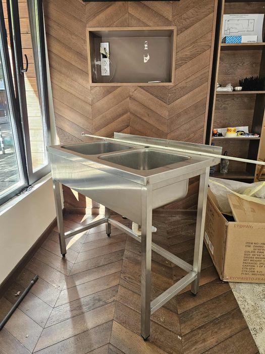 Двойна мивка за кухня