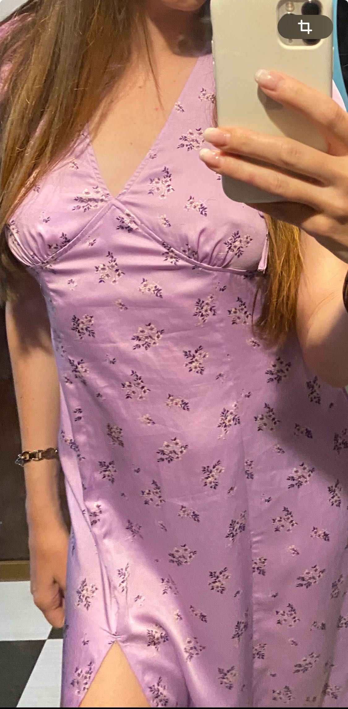 сарафан от изкуствена коприна H&M