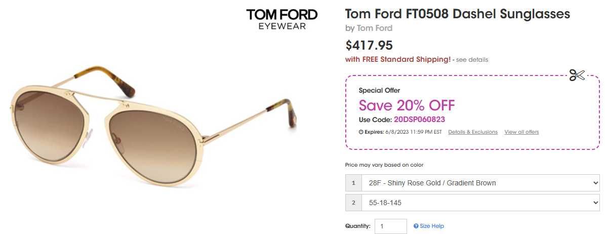 Ochelari de soare Tom Ford Originali Noi