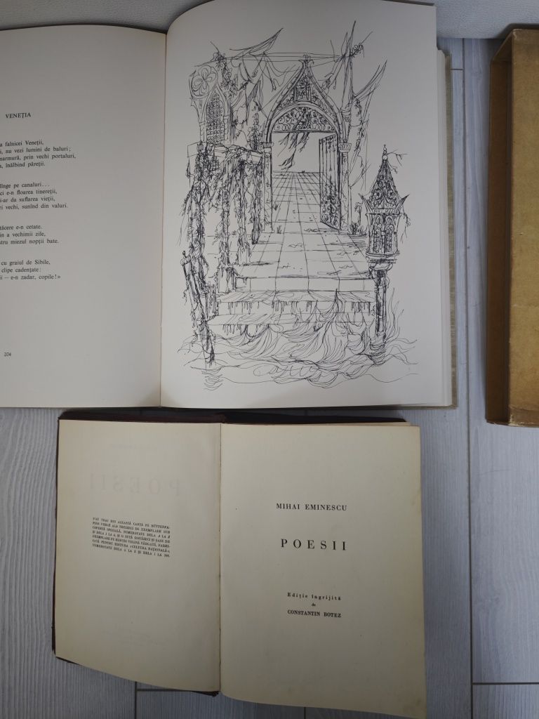 Set Poezii, Eminescu, Constantin Botez, 1933, Ligia Macovei 1964