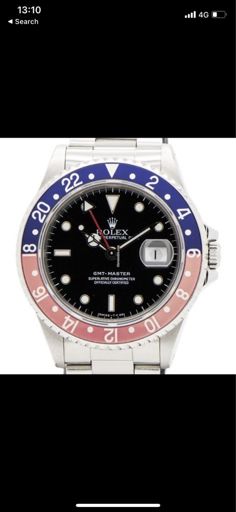 Rolex GMT master 2 pepsi bezel