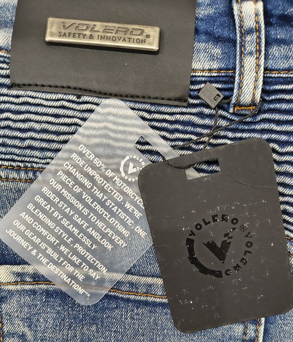 Blugi moto cu protecții,Volero, XS/S