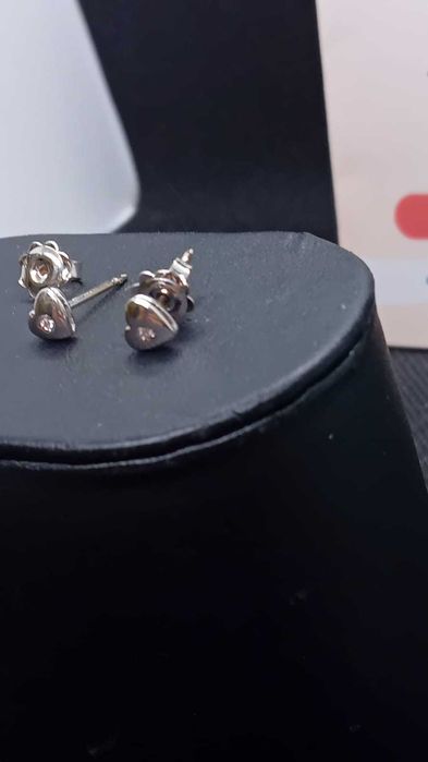 Cercei aur 18k 1.87 grame  Certificat de garantie  b33128 (ag15)