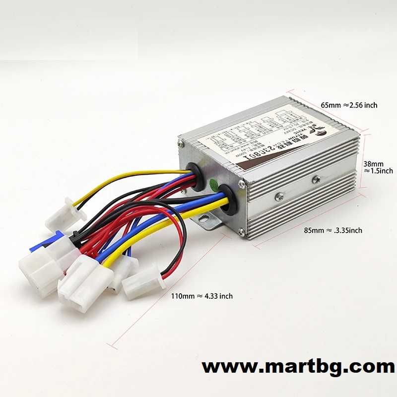 Контролер за скутер с четков мотор 24V 36V 48V 250W 500W 1000W