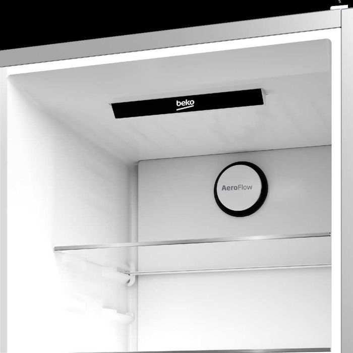 Нов инверторен хладилник с фризер Beko 185 см 366 литра