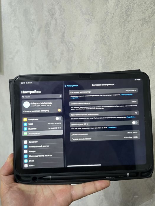 Ipad A 16 Ideal holatda