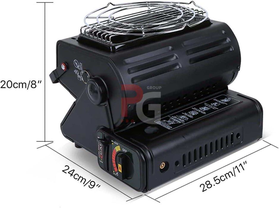 Aragaz portabil si incalzitor pe gaz camping,piete,targuri