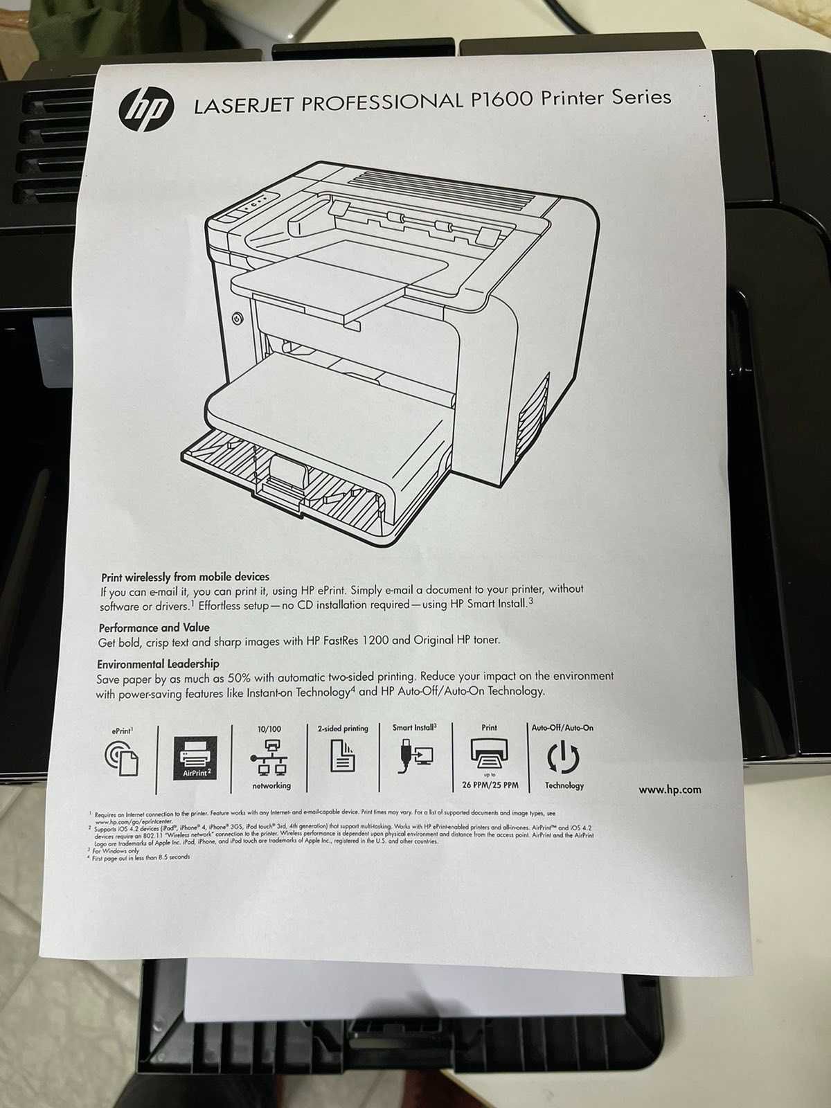Принтери HP LaserJet Pro P1606dn