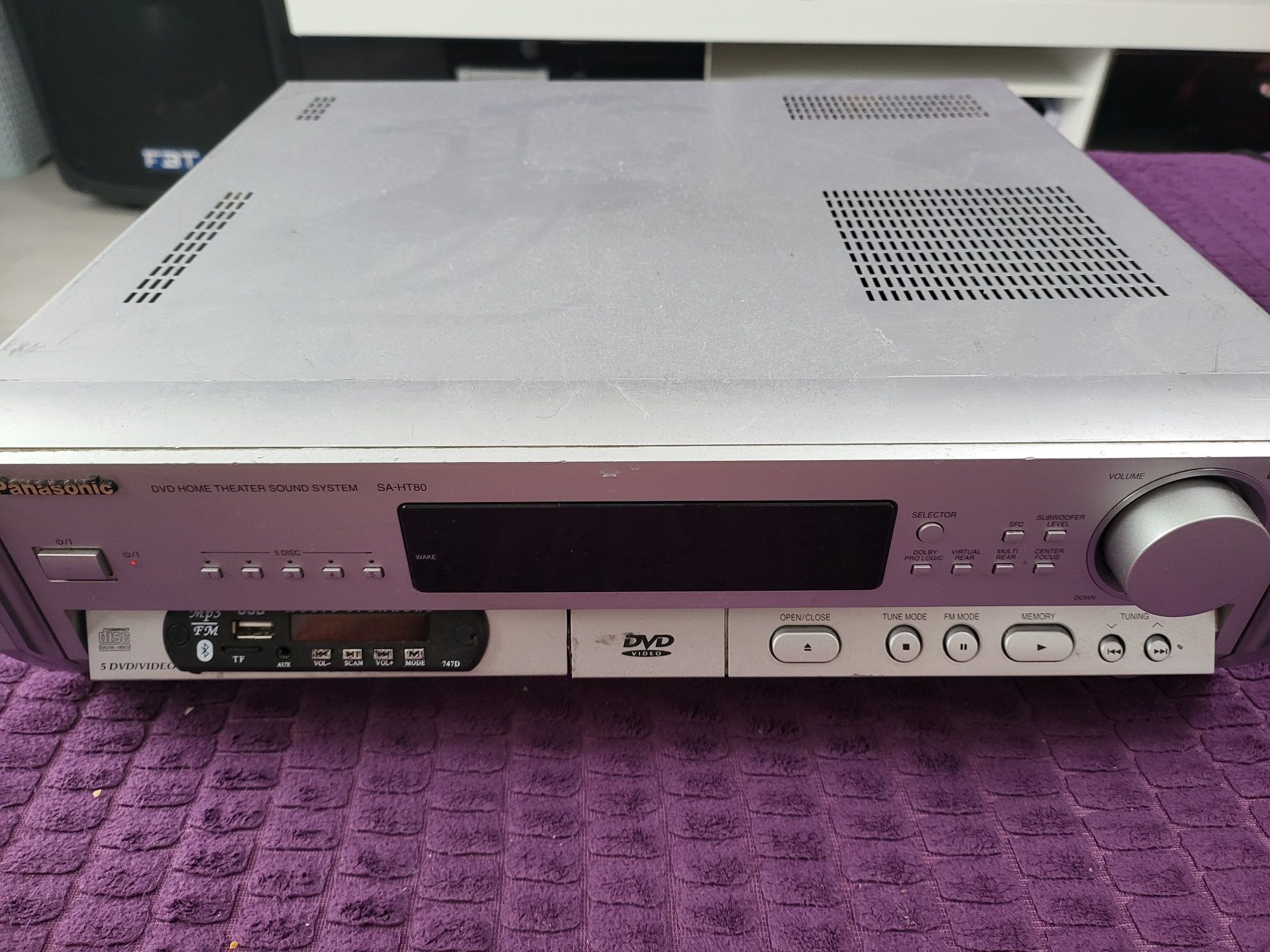 Amplificator receiver home cinema panasonic sa ht80