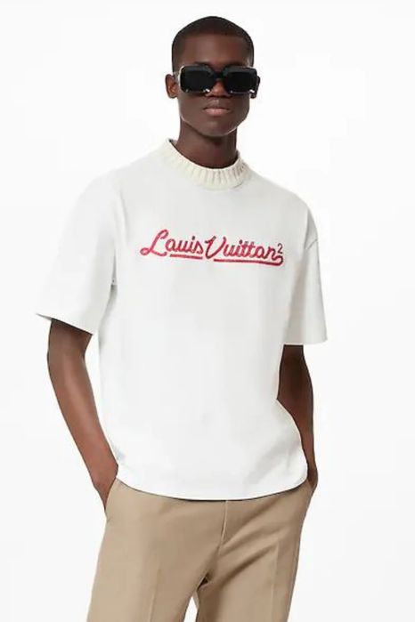 Louis Vuitton FW21 Embroidered Mockneck