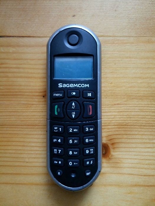 Sagemcom стационарен DECT телефон домашен безжичен