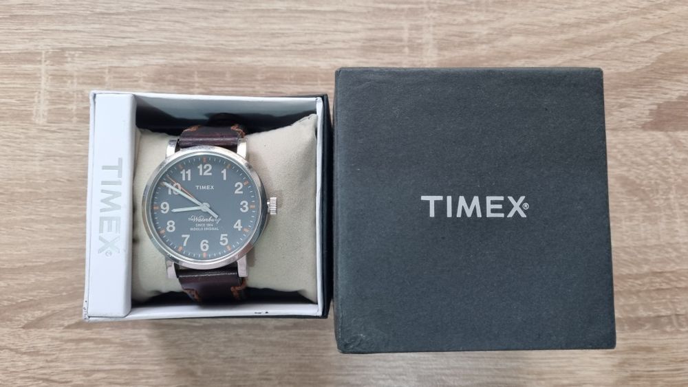 Ceas TIMEX - Curea de piele maro