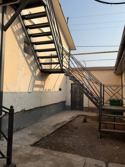 Temir zinalar, panjara, perilla, leksan va profnastildan  naveslar